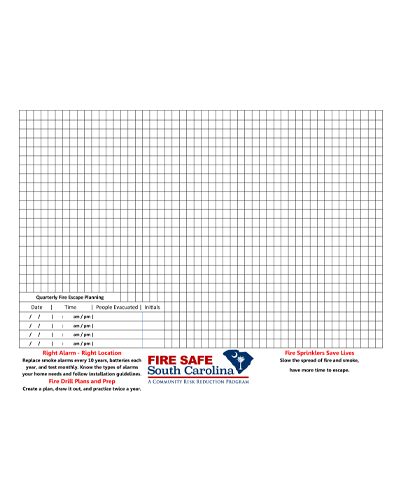 Fire Escape Planning Grid to download